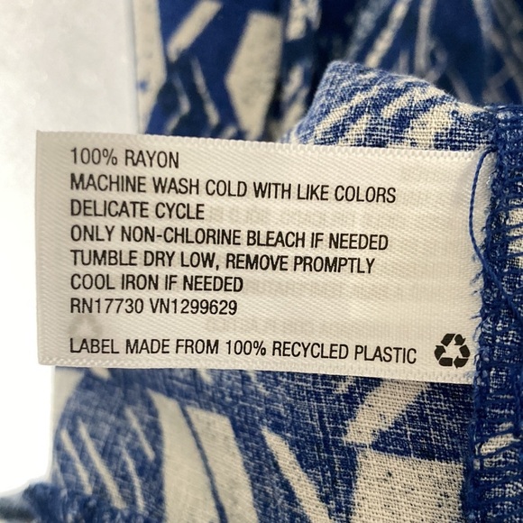 Knox Rose Blue Dress Short Sleeve Tiered Midi Ruffle Scoop Neck Size L - Picture 6 of 10